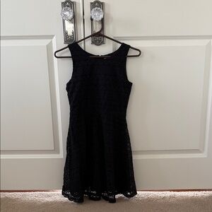 Girls Black Lace Dress